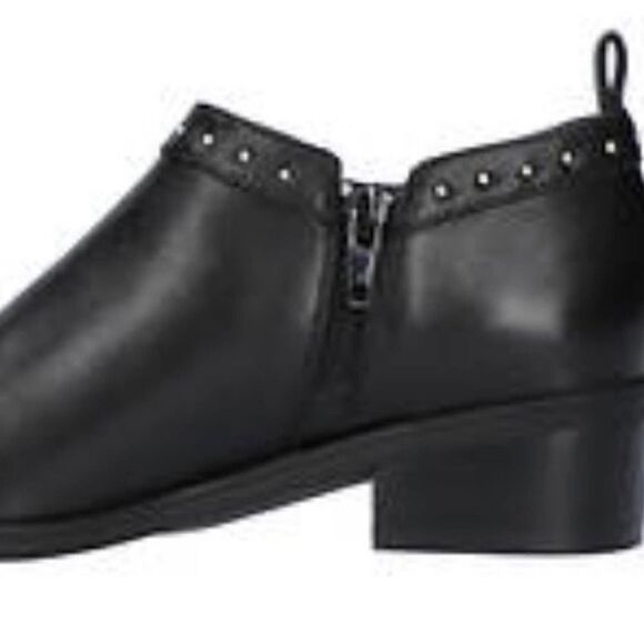 NEW BELLA VITA Lorraine Black Leather Stud Detail Ankle Boots Booties - 10 - Picture 6 of 10